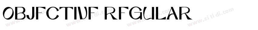 objective regular字体转换 objective regular字体转换
